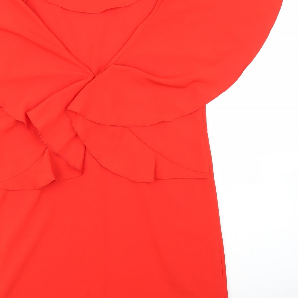 Zara Womens Red A-Line Size S