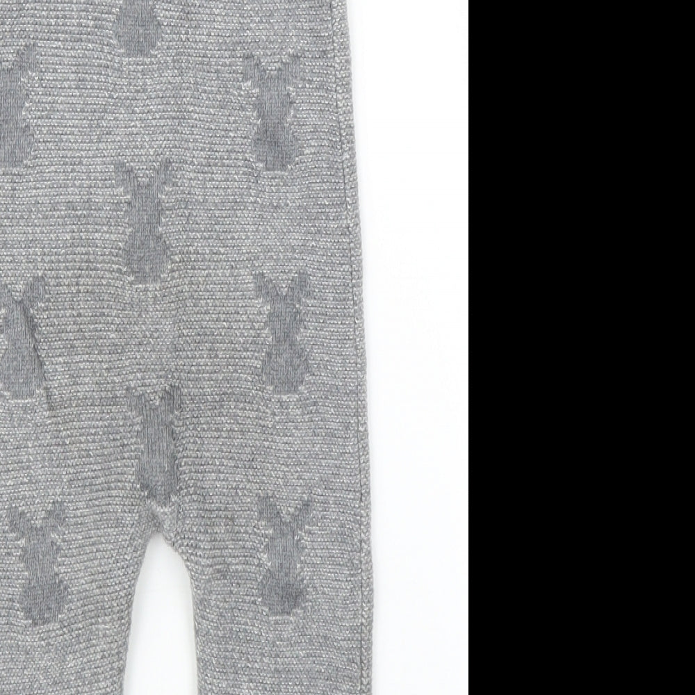 George Boys Grey Dungaree One-Piece Size 12 Months