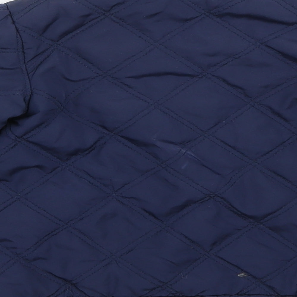 st bernard Baby Blue Quilted Coat Size 18-24 Months