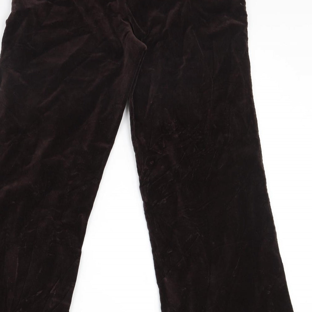 Nougat Womens Brown Trousers Size 34 in L30 in