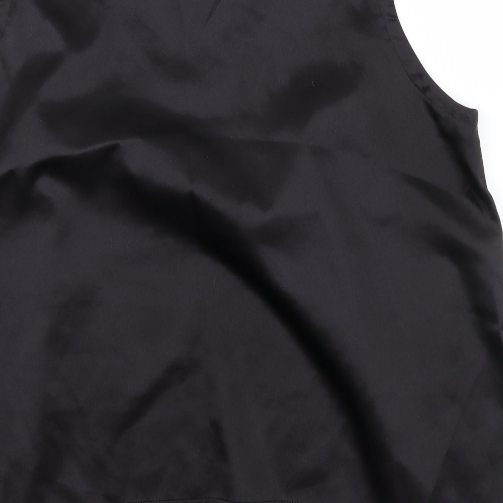 BB Womens Black Basic Blouse Size L