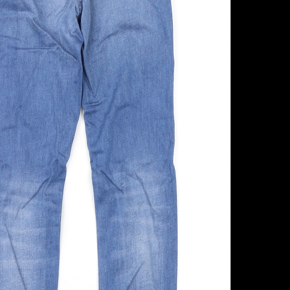 Indigo Girls Blue Denim Straight Jeans Size 7 Years