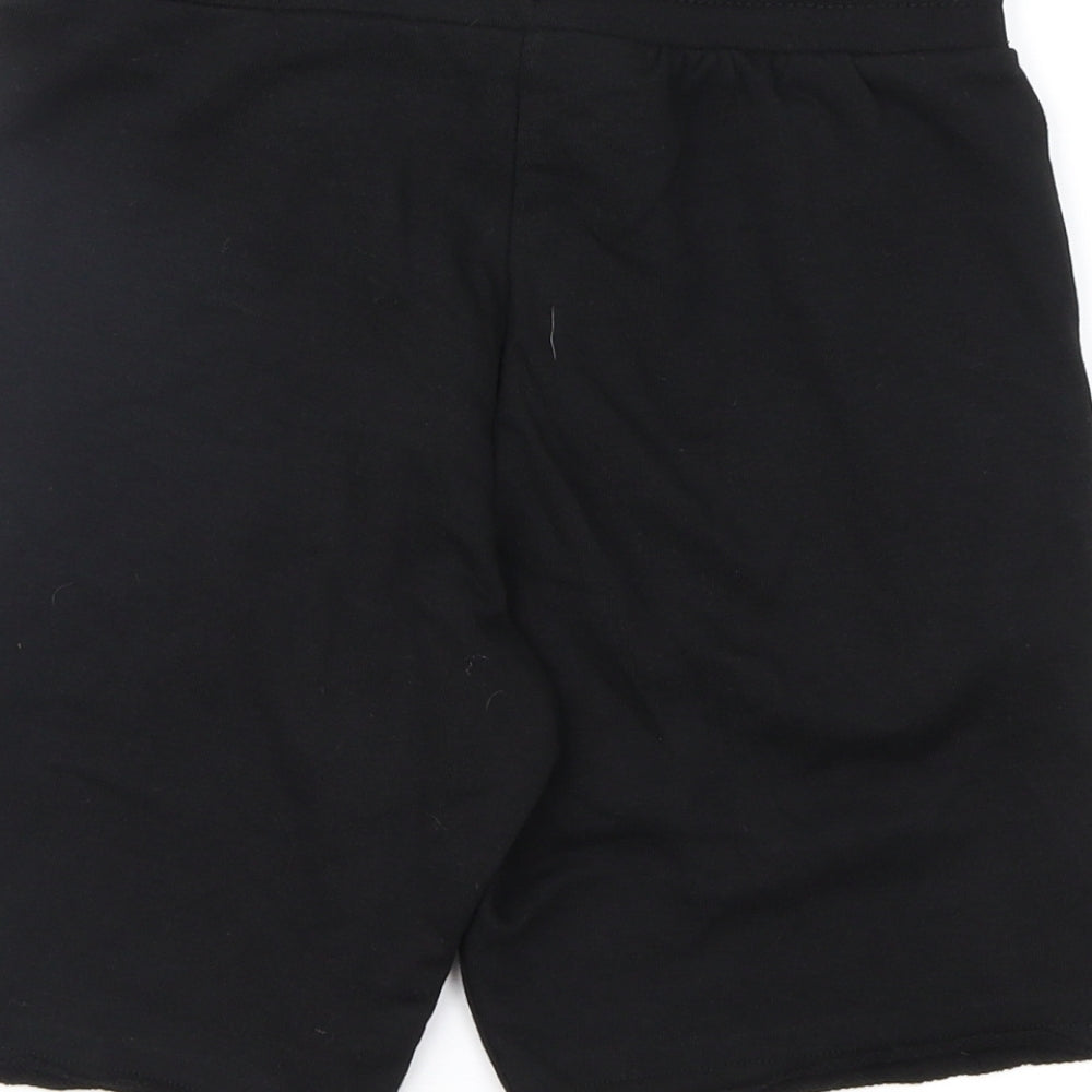 H&M Girls Black Sweat Shorts