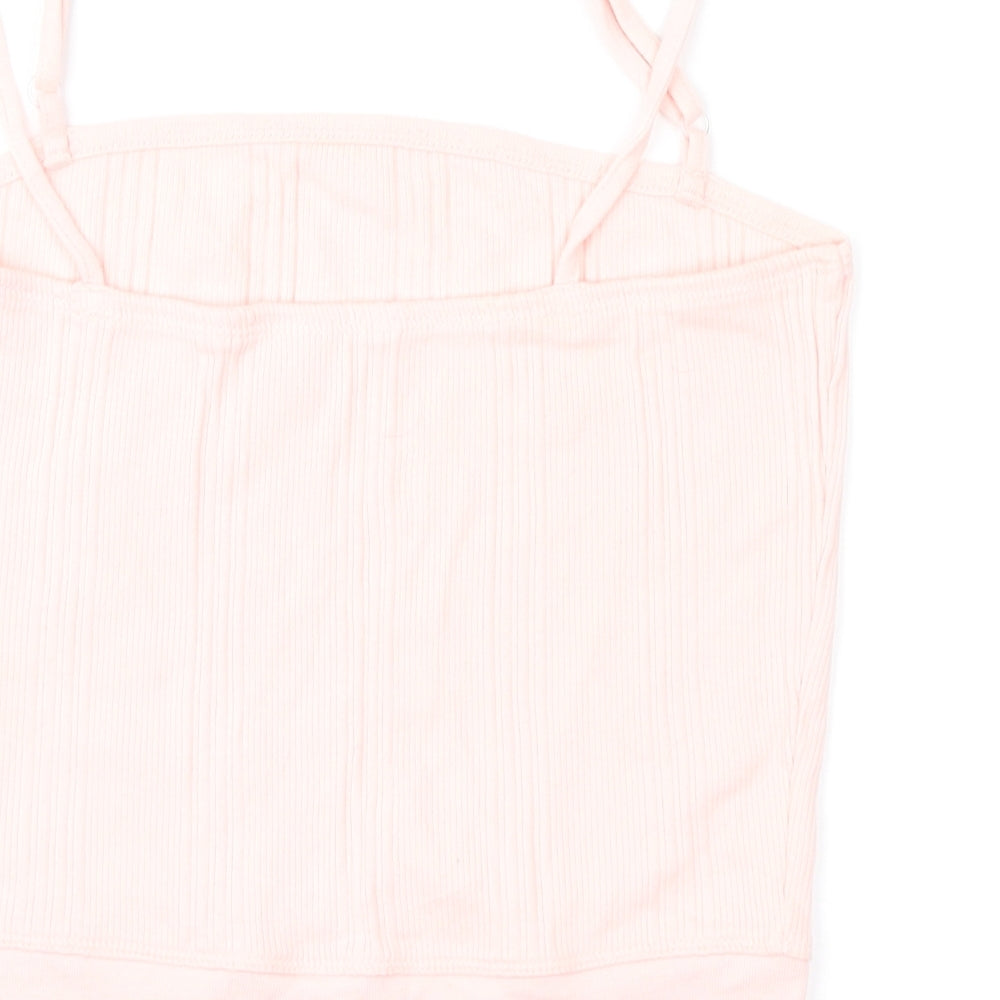 Preworn Womens Pink Camisole Blouse Size M