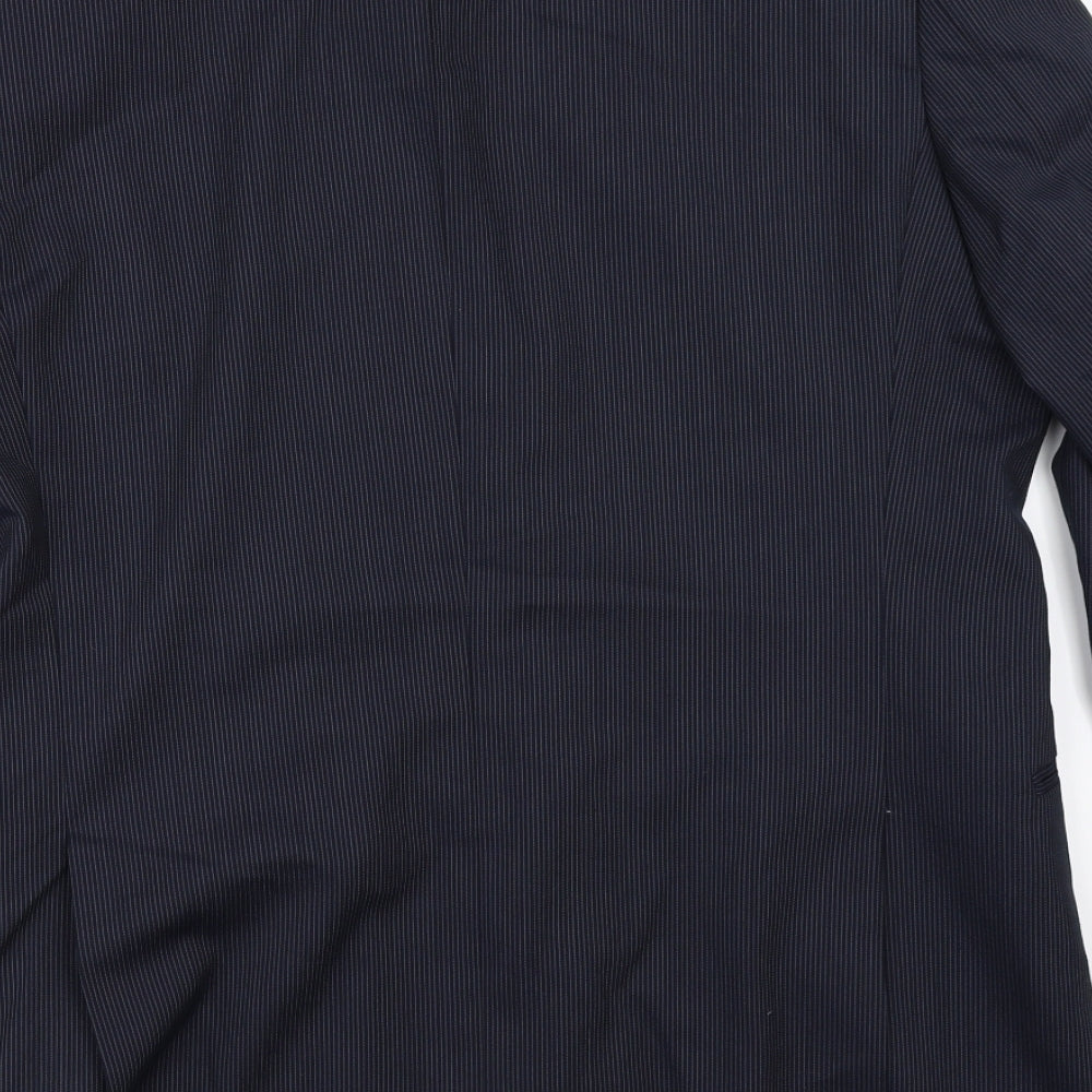 Charlton Gray Mens Blue Jacket Blazer Size 40