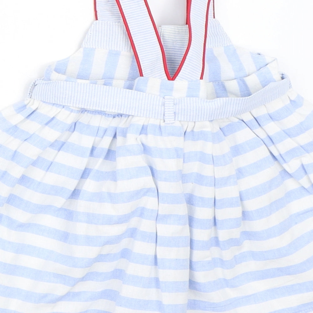 Sergent Major Girls Blue Spotted Fit & Flare Size 0-3 Months
