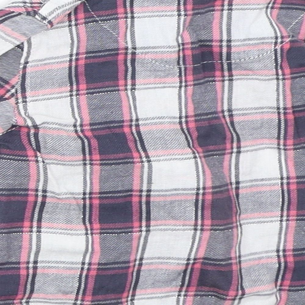 Primark Girls Grey Check Basic Button-Up Size 6-9 Months