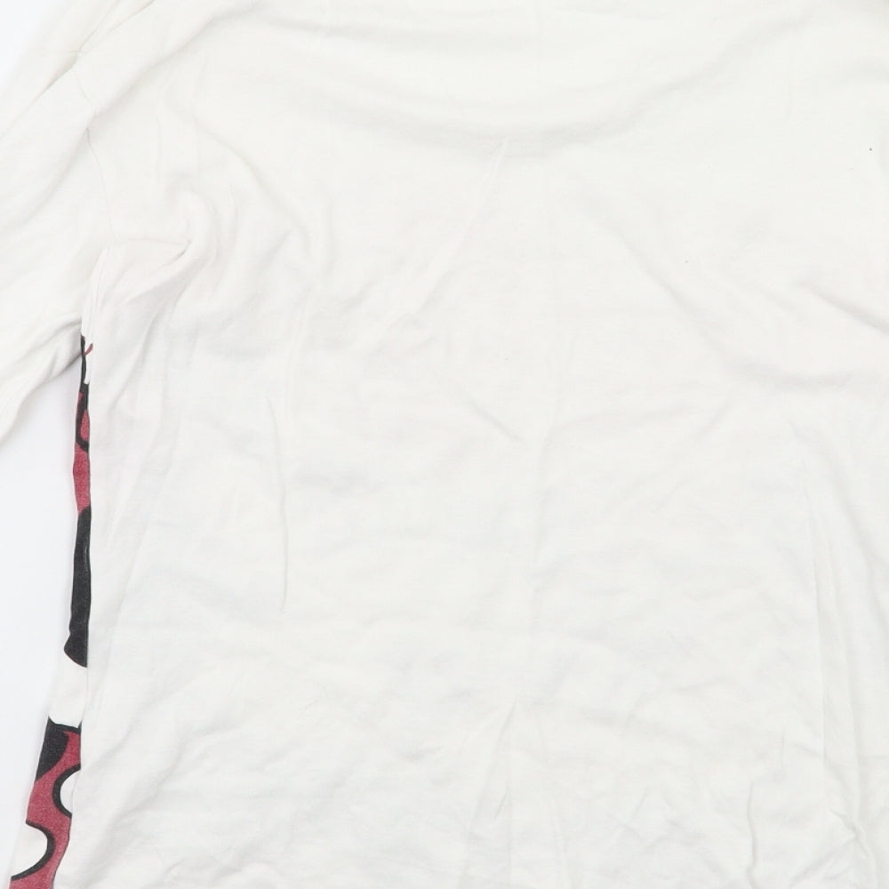 Disney Womens White Pyjama Top Size M - Mickey