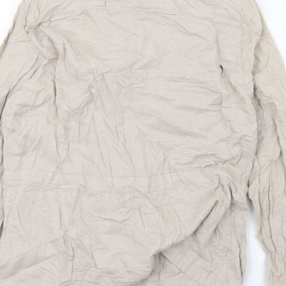 Dorthey Perkins Womens Grey Jacket Size 14