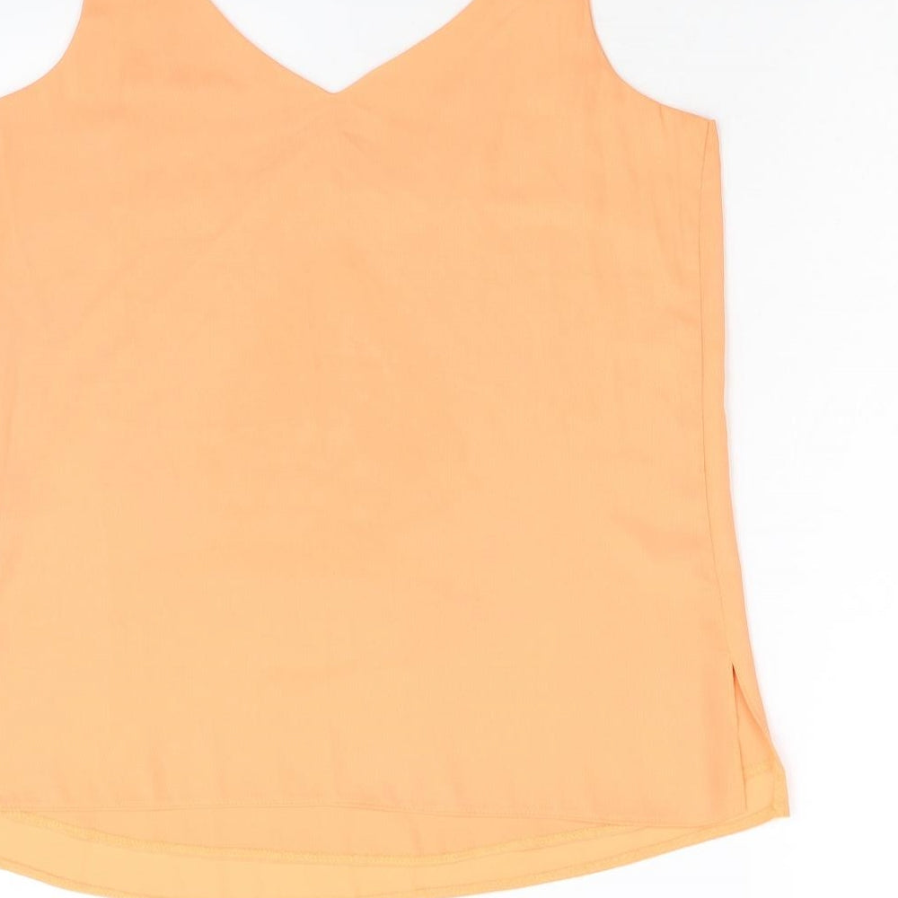 F&F Womens Orange Basic Tank Size 8
