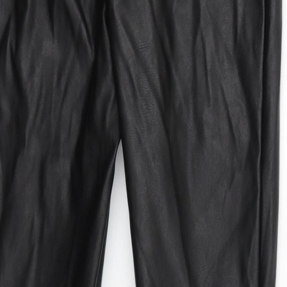 Divided Womens Black Trousers Size 8 L27.5 in