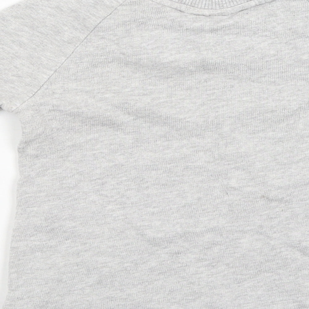 Next Boys Grey Pullover Jumper Size 12-18 Months - Dogs