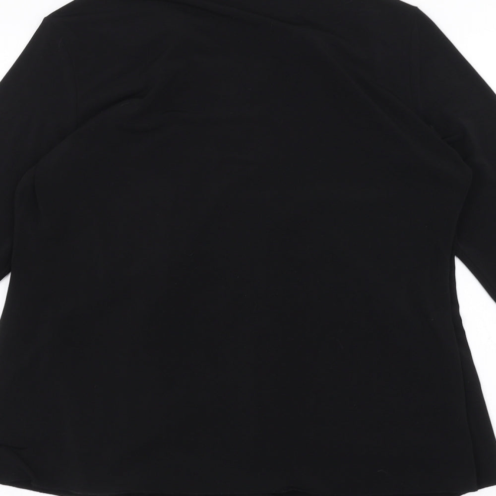 sarah hamilton Womens Black Cardigan Jumper Size 16