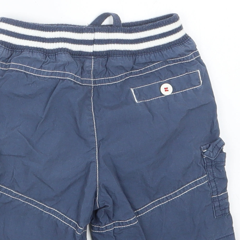 TU Boys Blue Cropped Trousers Size 9-12 Months
