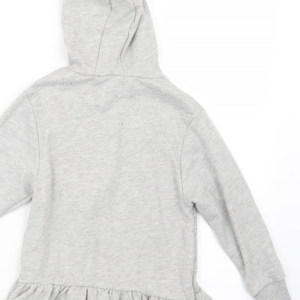 Very Girls Grey Pullover Hoodie Size 6 Years