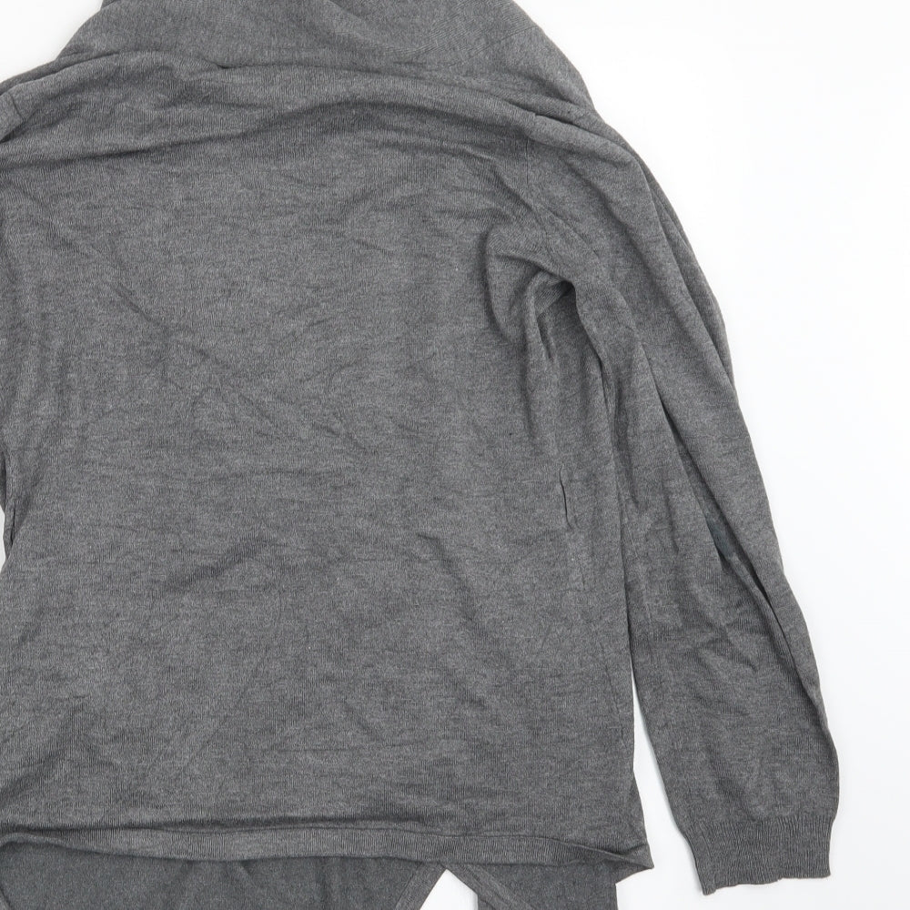 Dorothy Perkins Womens Grey Cape Jumper Size 10