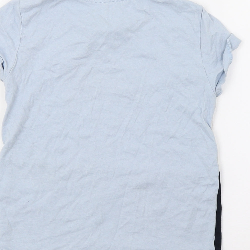 Primark Boys Blue Jersey Basic T-Shirt Size 3-4 Years