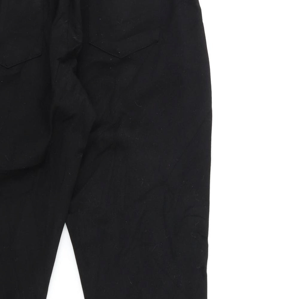 ficker fo canada Womens Black Rayon Trousers Size 28 in L25 in