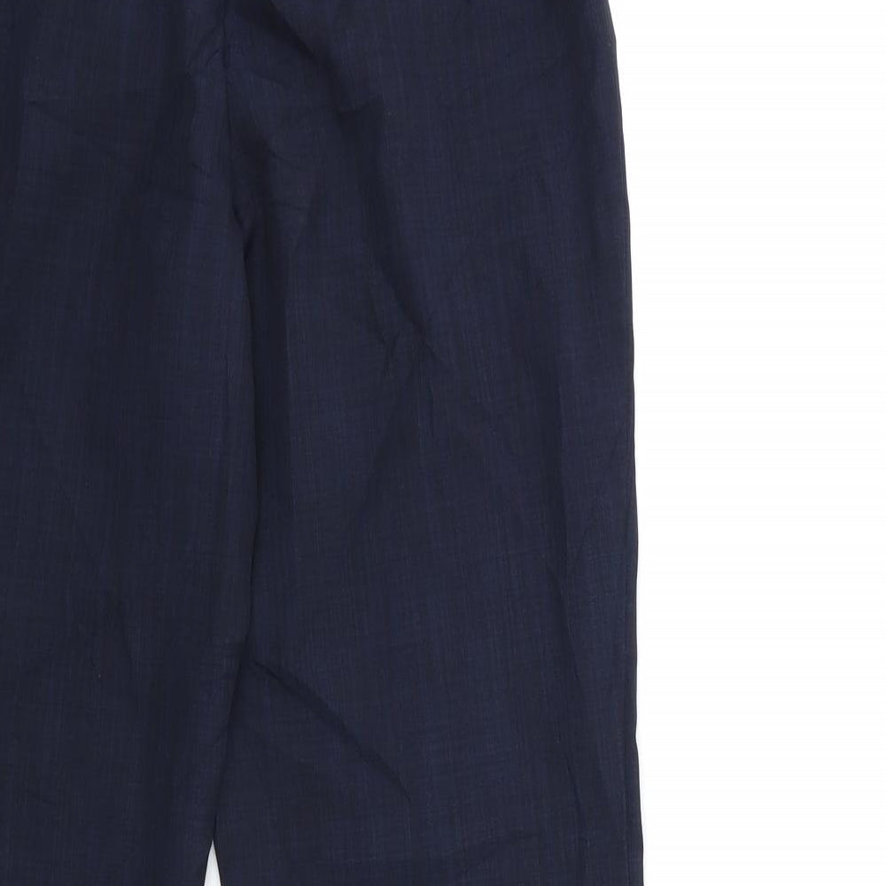 Marks and Spencer Womens Blue Trousers Size 8 L29 in