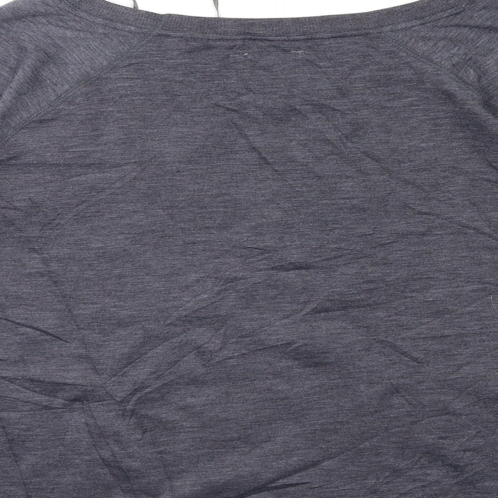 Love To Lounge Womens Grey Basic T-Shirt Size 8
