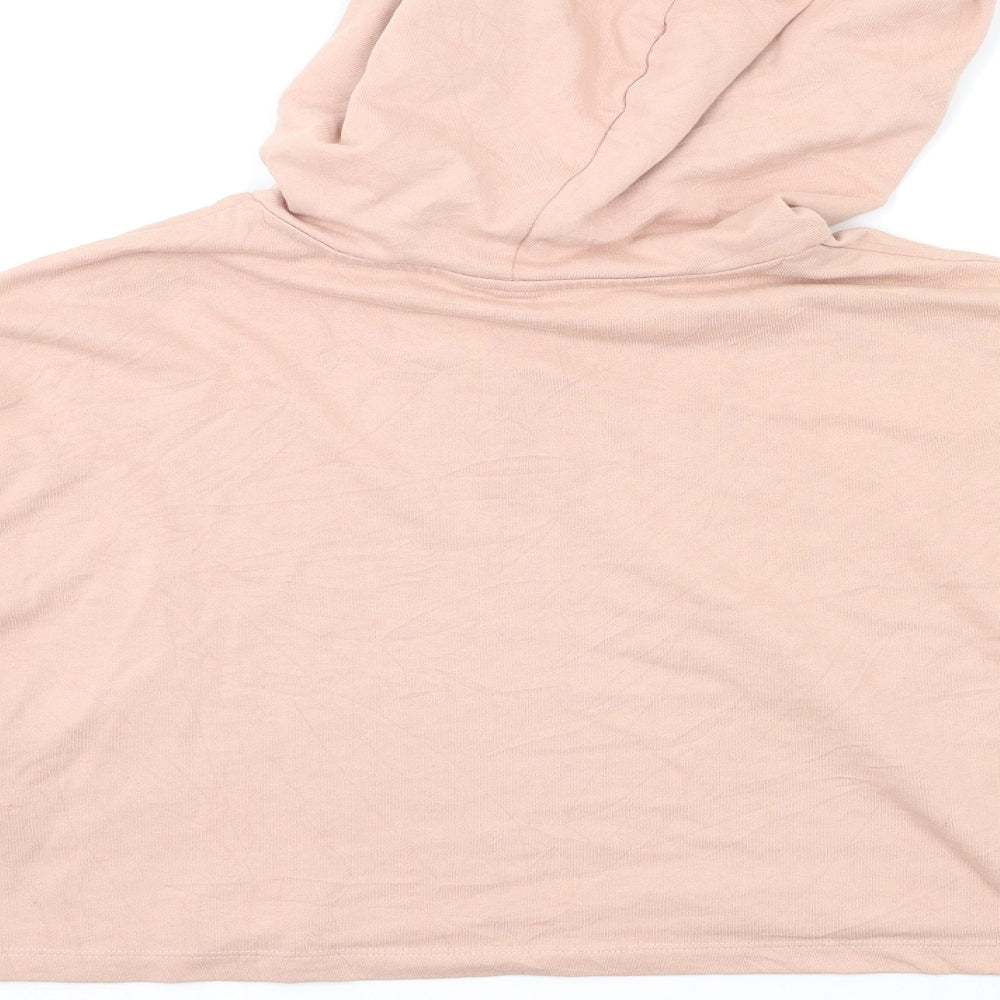 H&M Womens Pink Pullover Hoodie Size M
