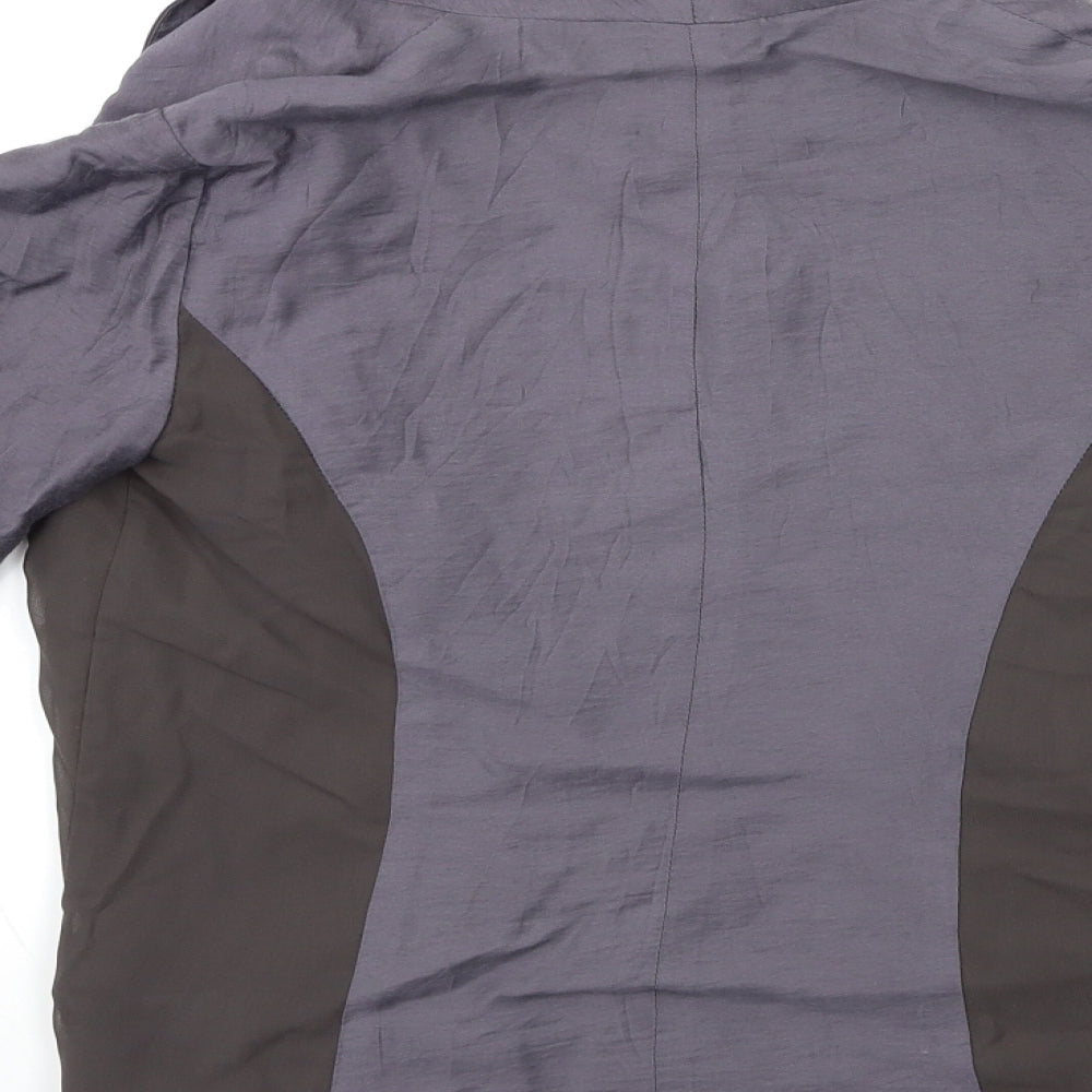 Silence + Noise Womens Grey Jacket Blazer Size XS