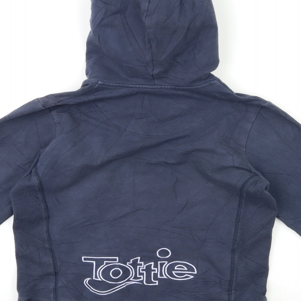 Tottie Womens Grey Pullover Hoodie Size XS