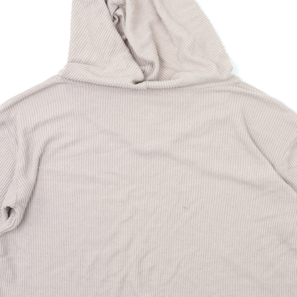 New Look Womens Pink Pullover Hoodie Size S