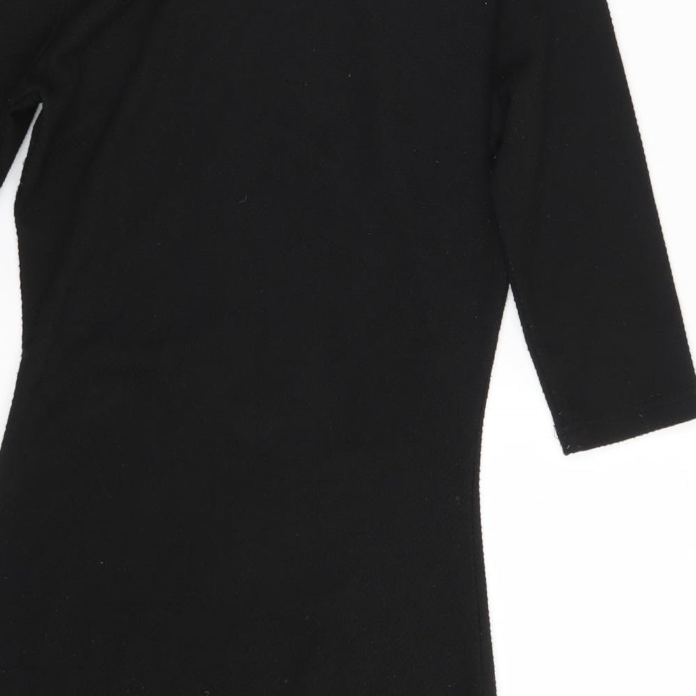 Mango Womens Black Pencil Dress Size M