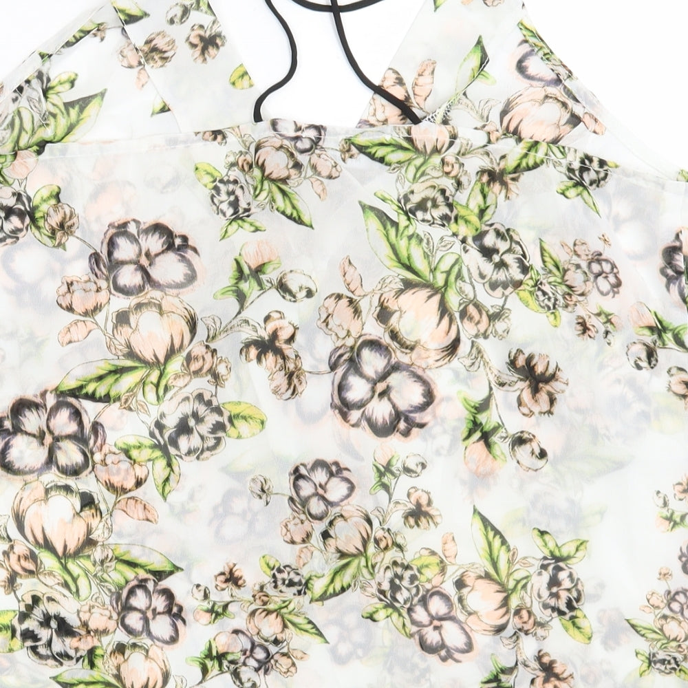 Like Mynded Womens Multicoloured Floral Camisole Blouse Size M