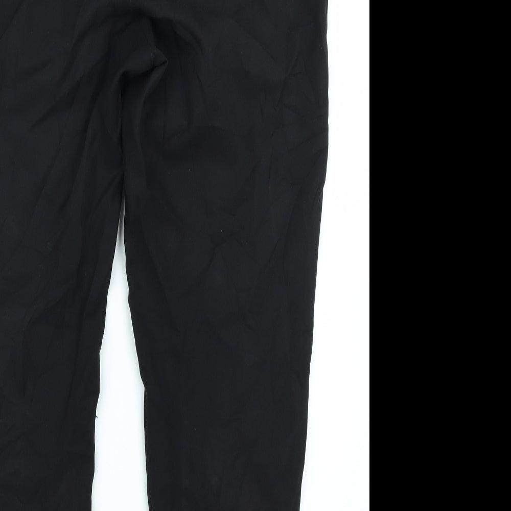 F&F Womens Black Trousers Size 10 L24 in