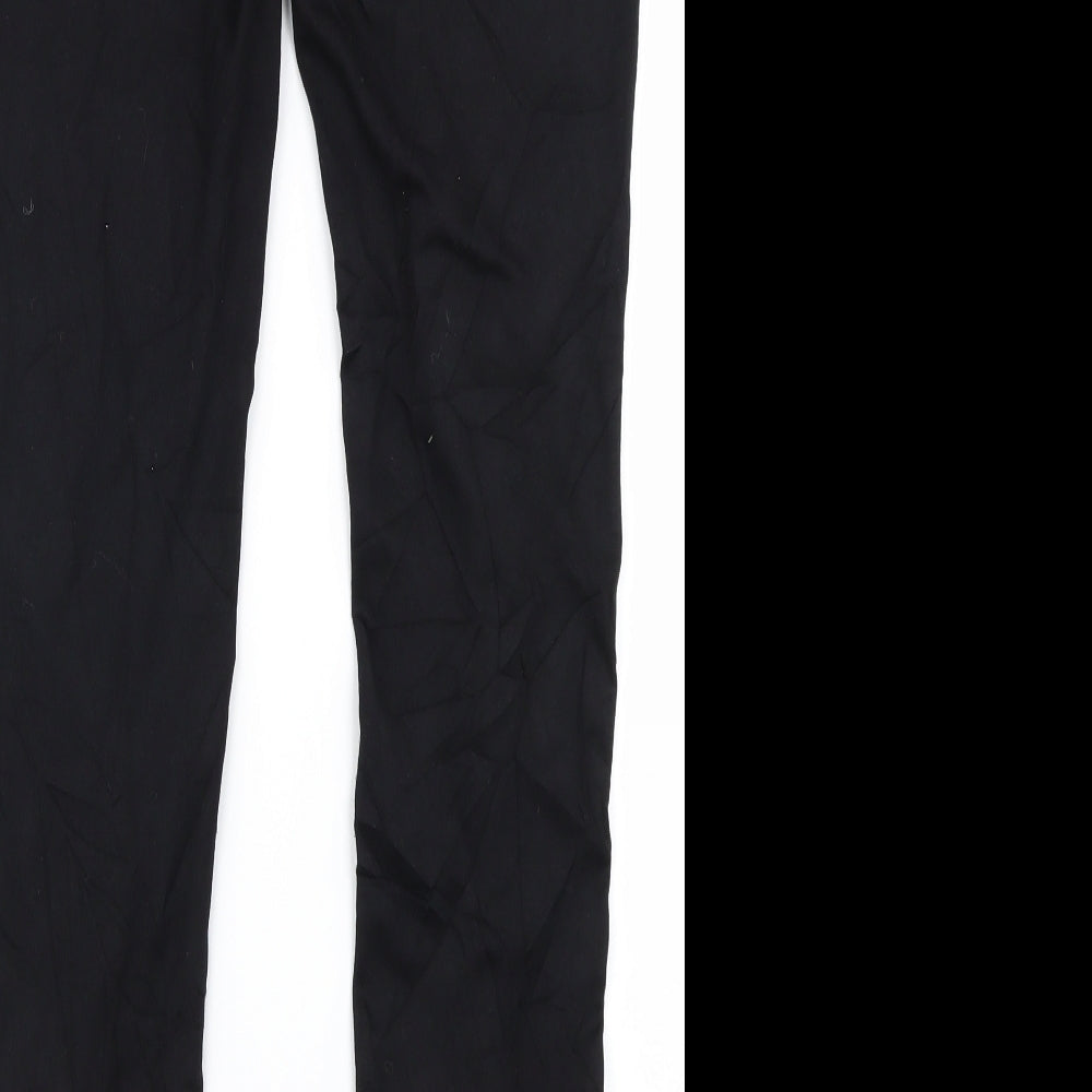 Mango Womens Black Chino Leggings Size M L28 in