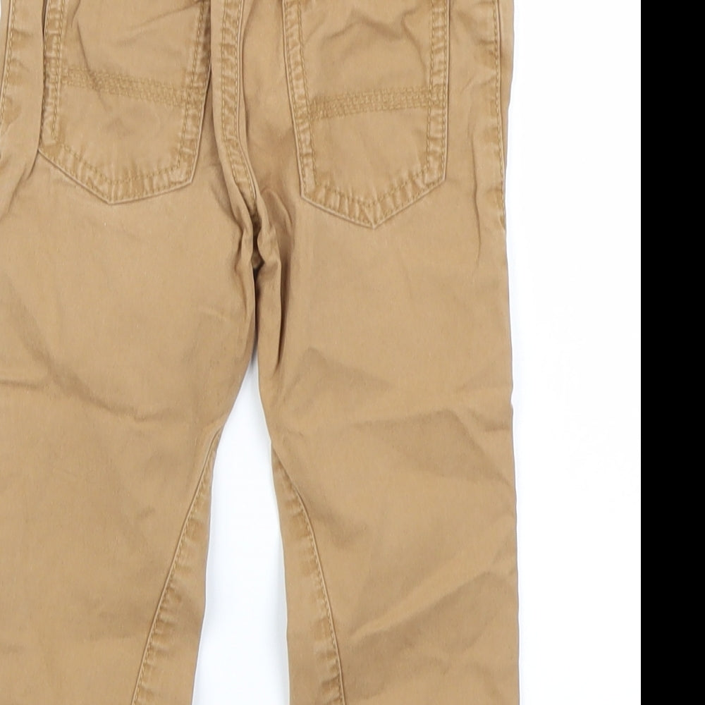 George Baby Brown Cargo Trousers Size 12-18 Months