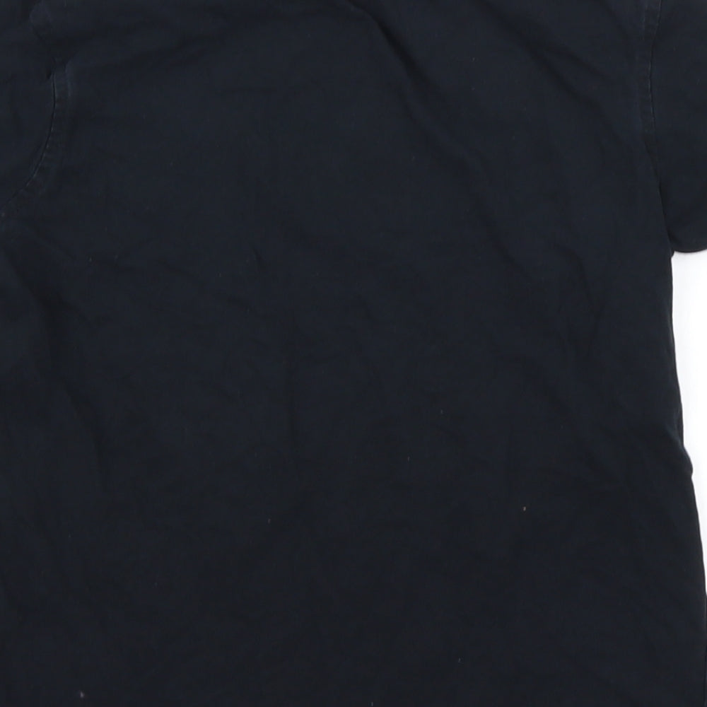 George Boys Black Basic T-Shirt Size 9-10 Years