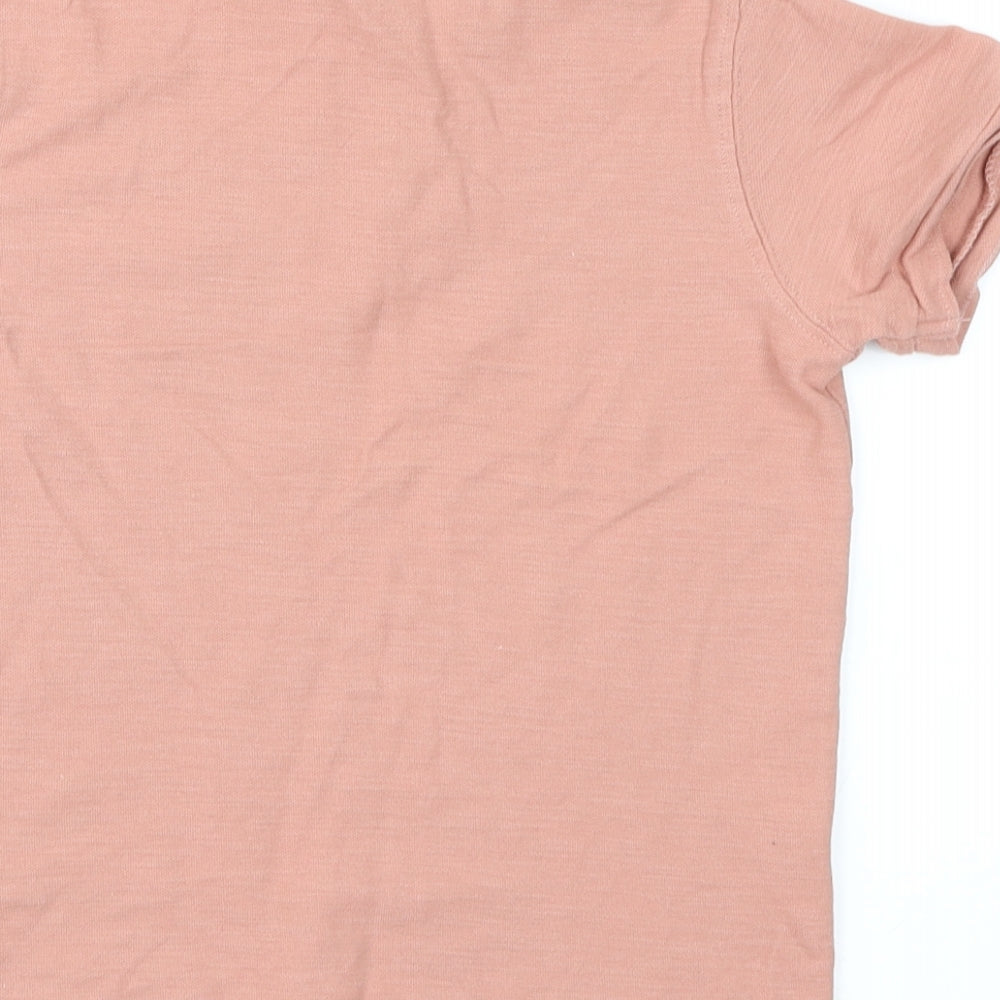Zara Boys Brown Basic T-Shirt Size 8 Years