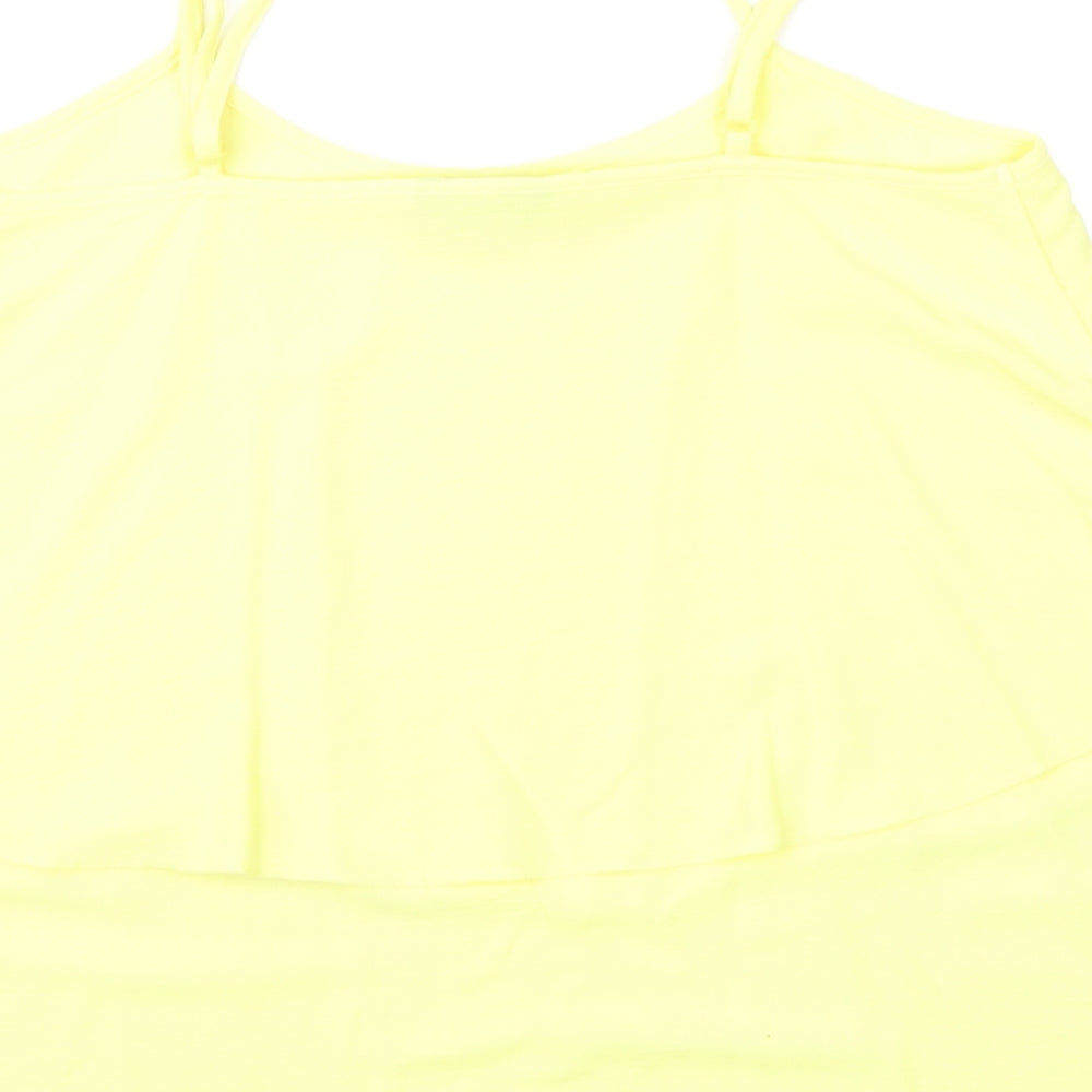 F&F Womens Yellow Camisole Blouse Size 12