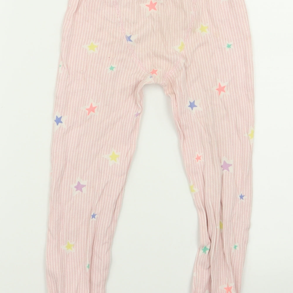 NEXT Girls Pink Striped Cami Pyjama Pants Size 4-5 Years