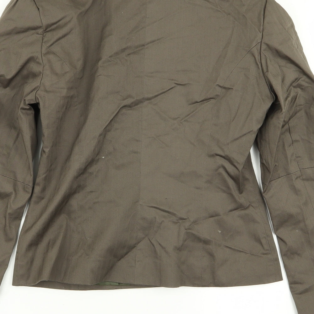 Lilya Womens Brown Jacket Blazer Size 10