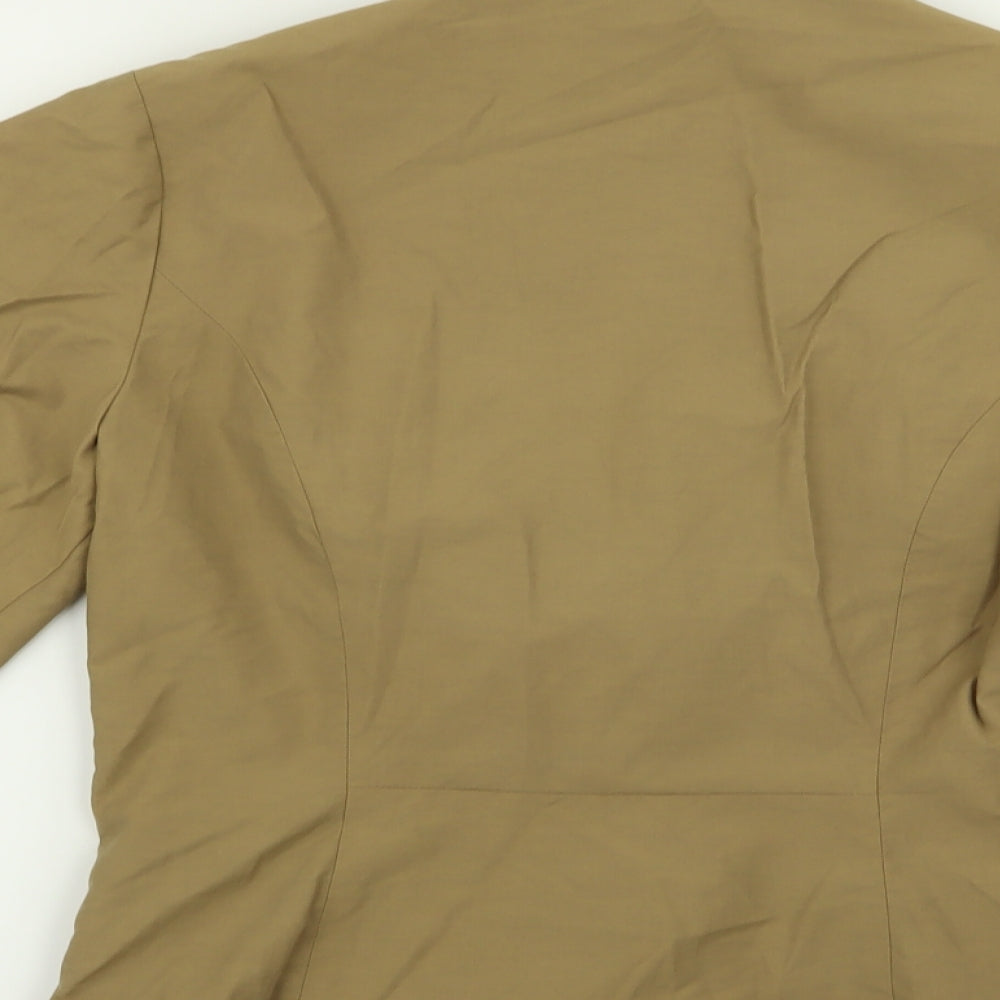 Betty Jackson Womens Beige Jacket Blazer Size 12