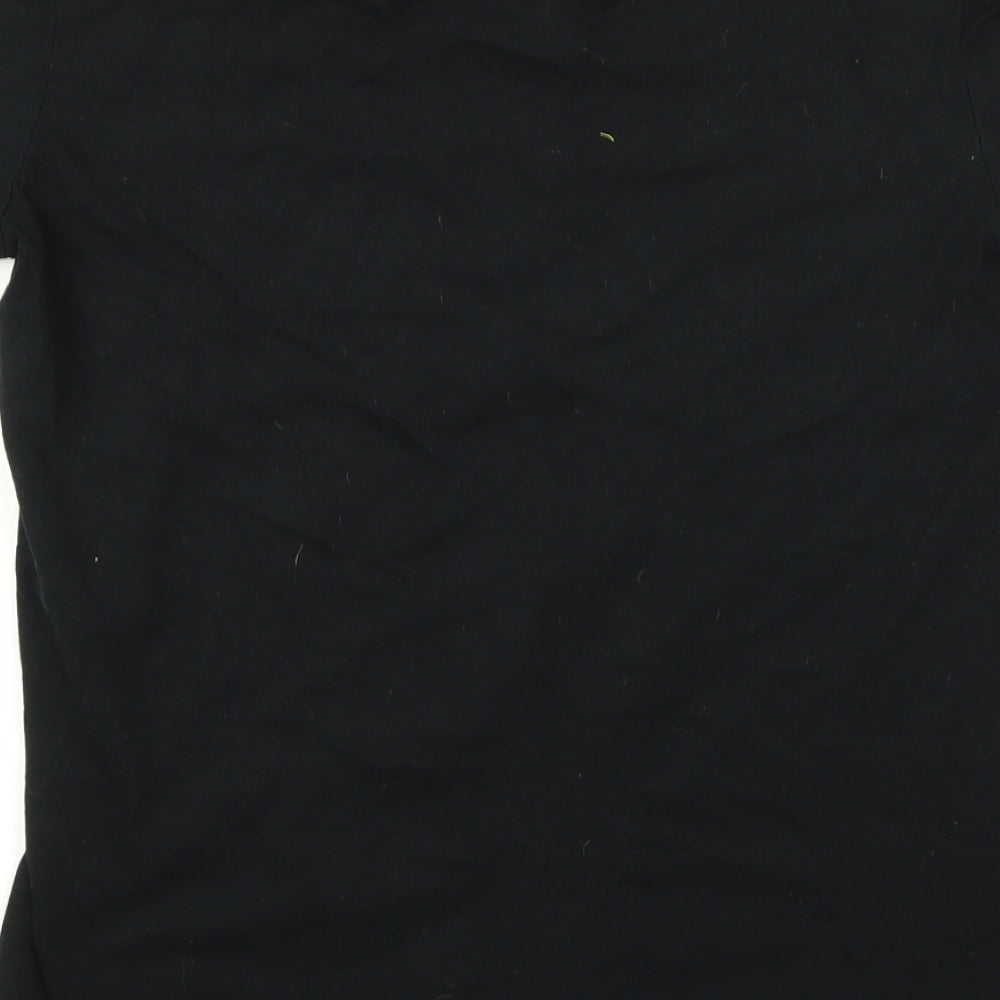Gildan Womens Black Basic T-Shirt Size M