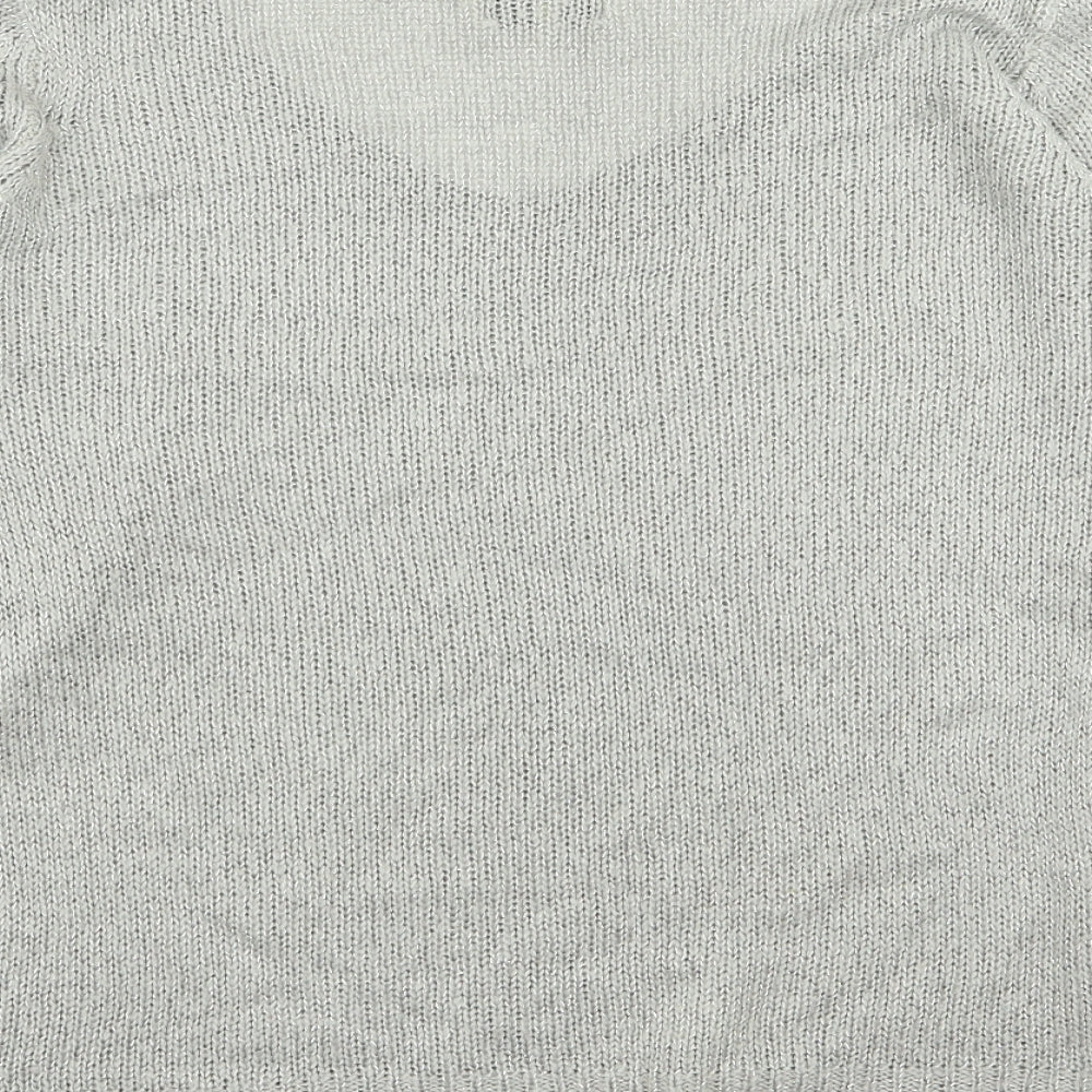 Papaya Womens Grey Pullover Jumper Size L