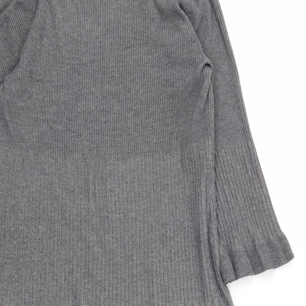 H&M Womens Grey Fit & Flare Size S