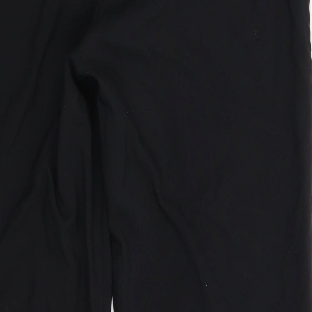 E-vie Womens Black Trousers Size 12 L30 in