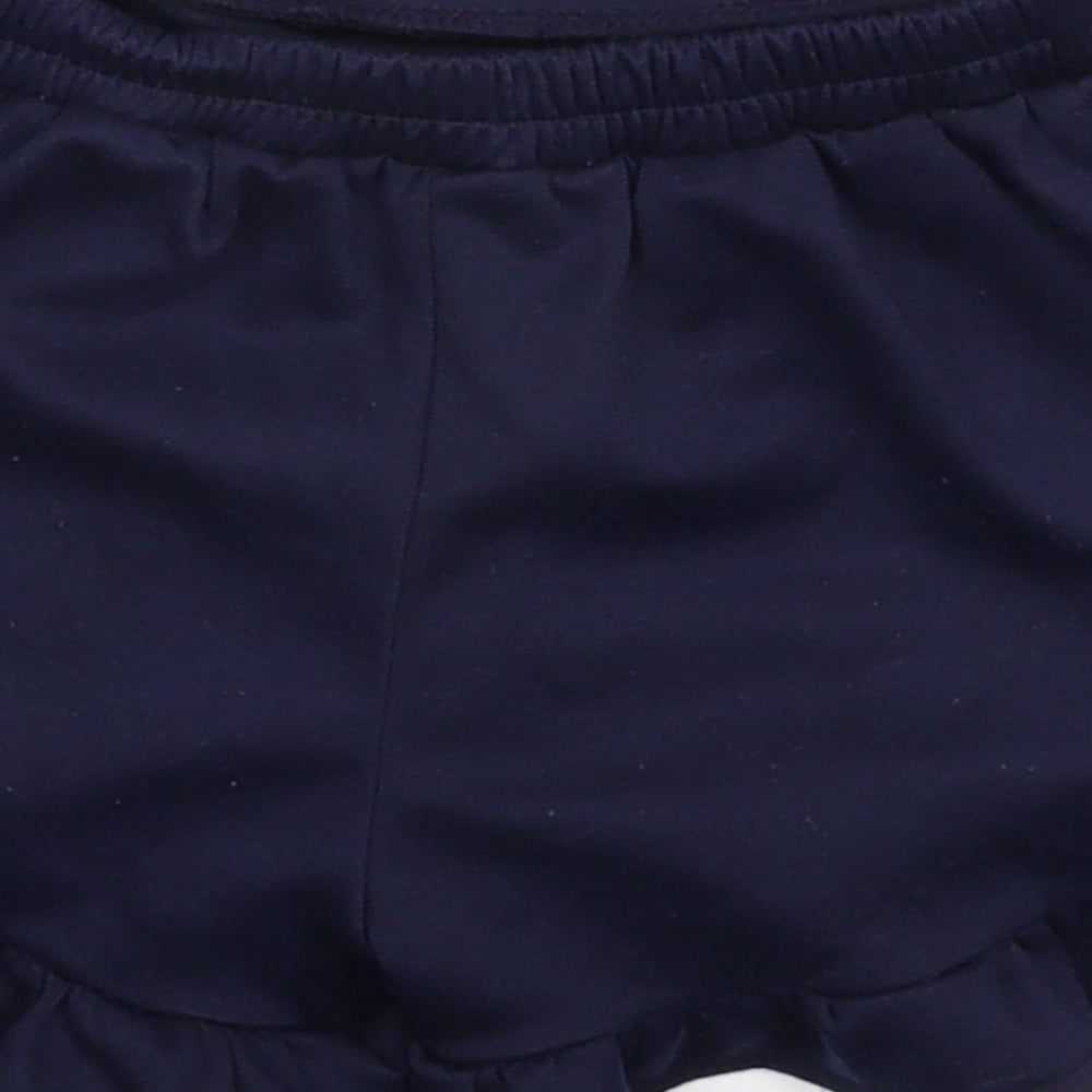 Primark Girls Blue Hot Pants Shorts Size 6-7 Years