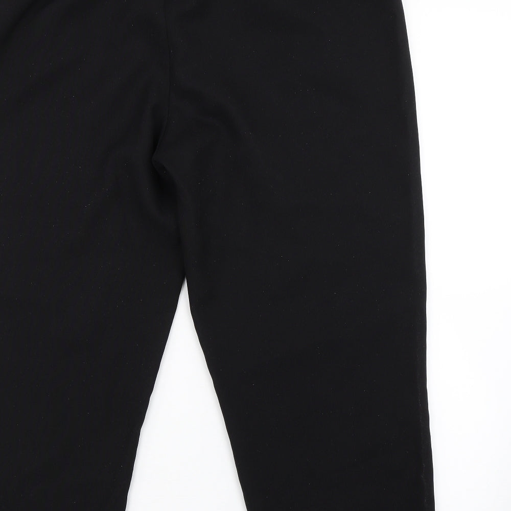 Isle Womens Black Carrot Trousers Size 18 L24 in