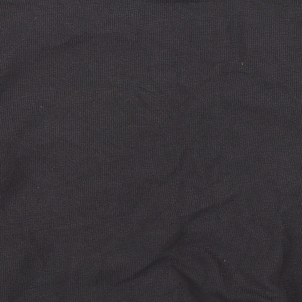 Zara Girls Black Basic T-Shirt Size 8 Years