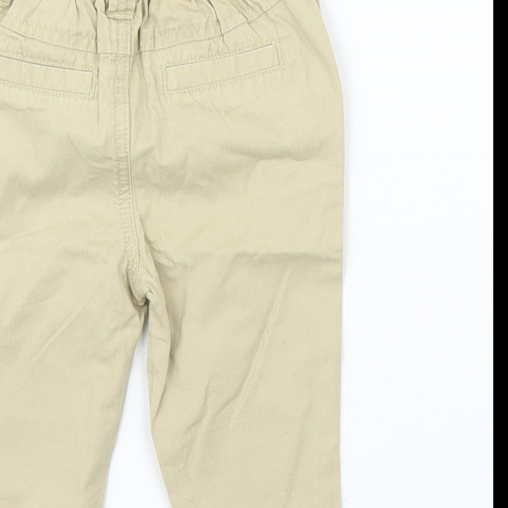 F&F Boys Beige Capri Trousers Size 3-6 Months