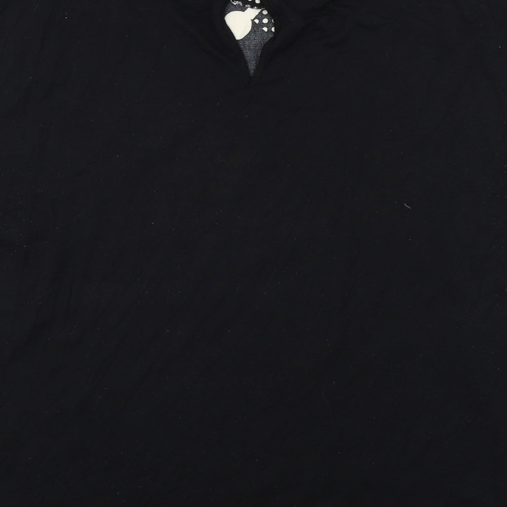 F&F Womens Black Basic T-Shirt Size 10