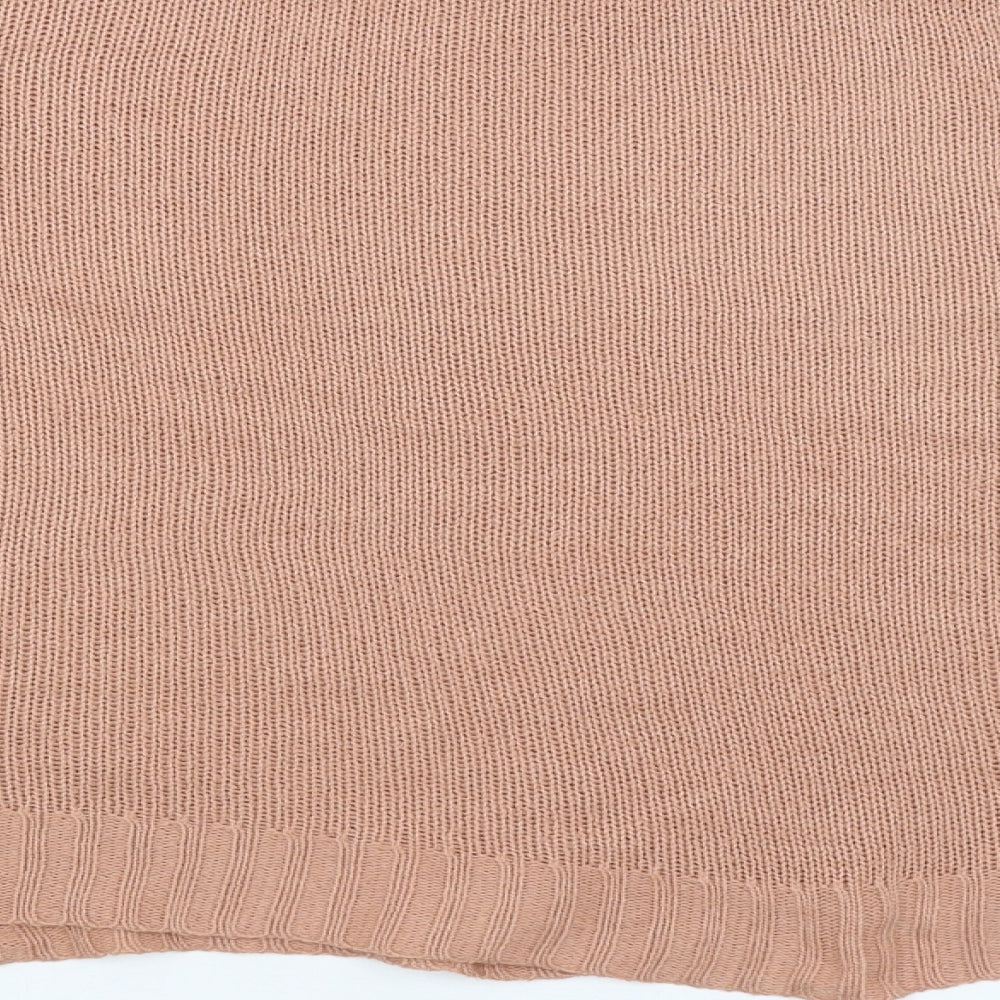 Divided Womens Pink Pullover Jumper Size M