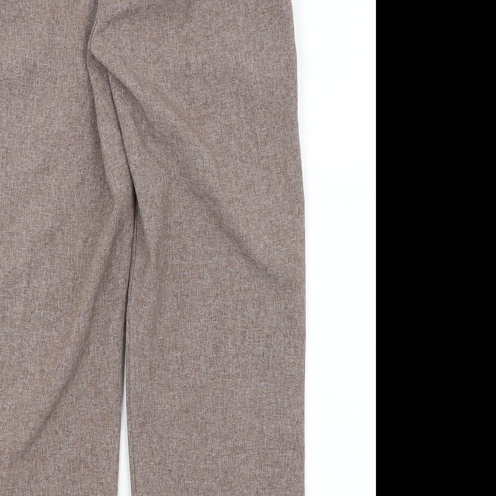 Emma Womens Brown Dress Pants Trousers Size 10 L23 in